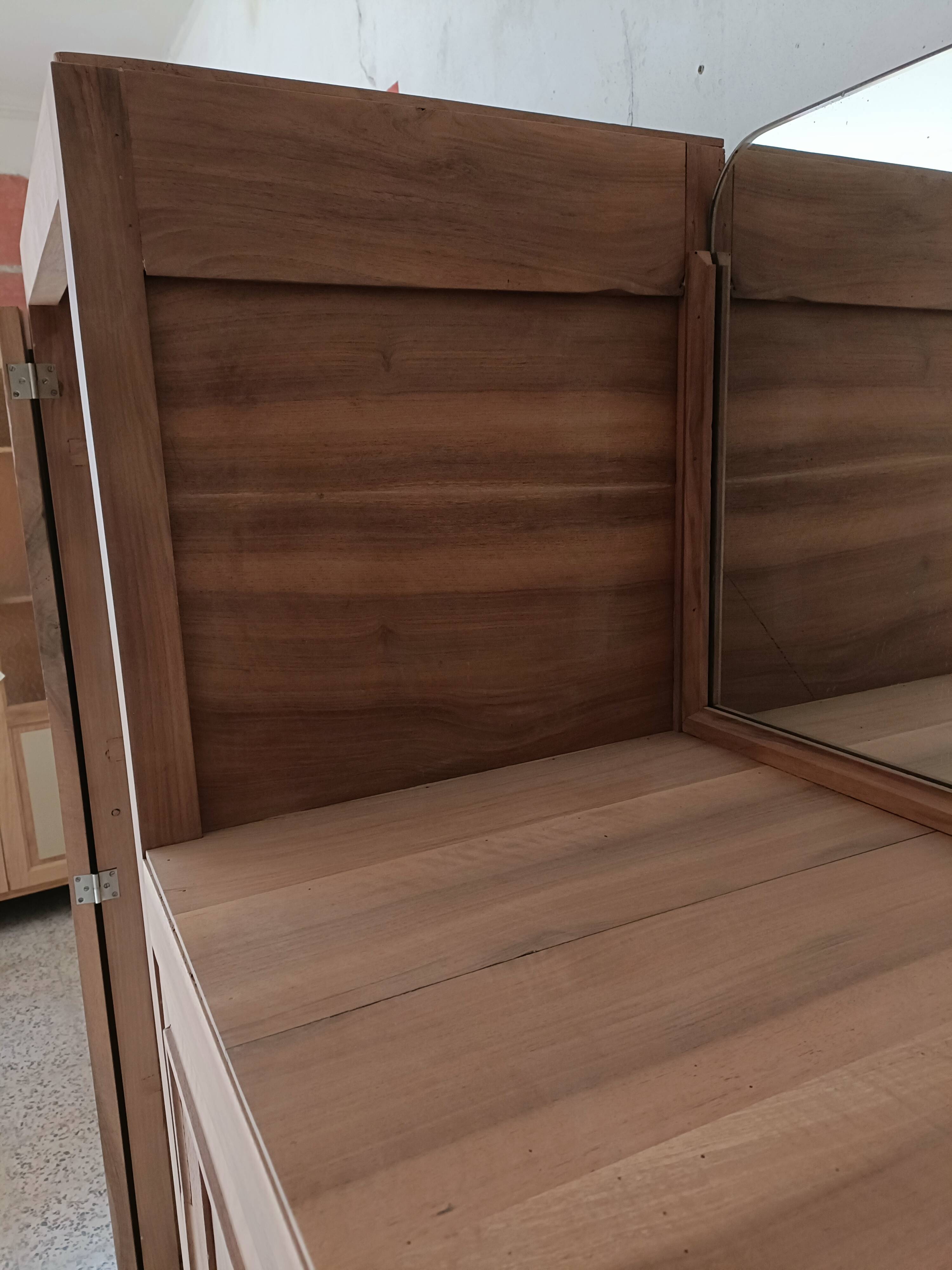 Renovated asymmetrical Art Deco wardrobe/cupboard