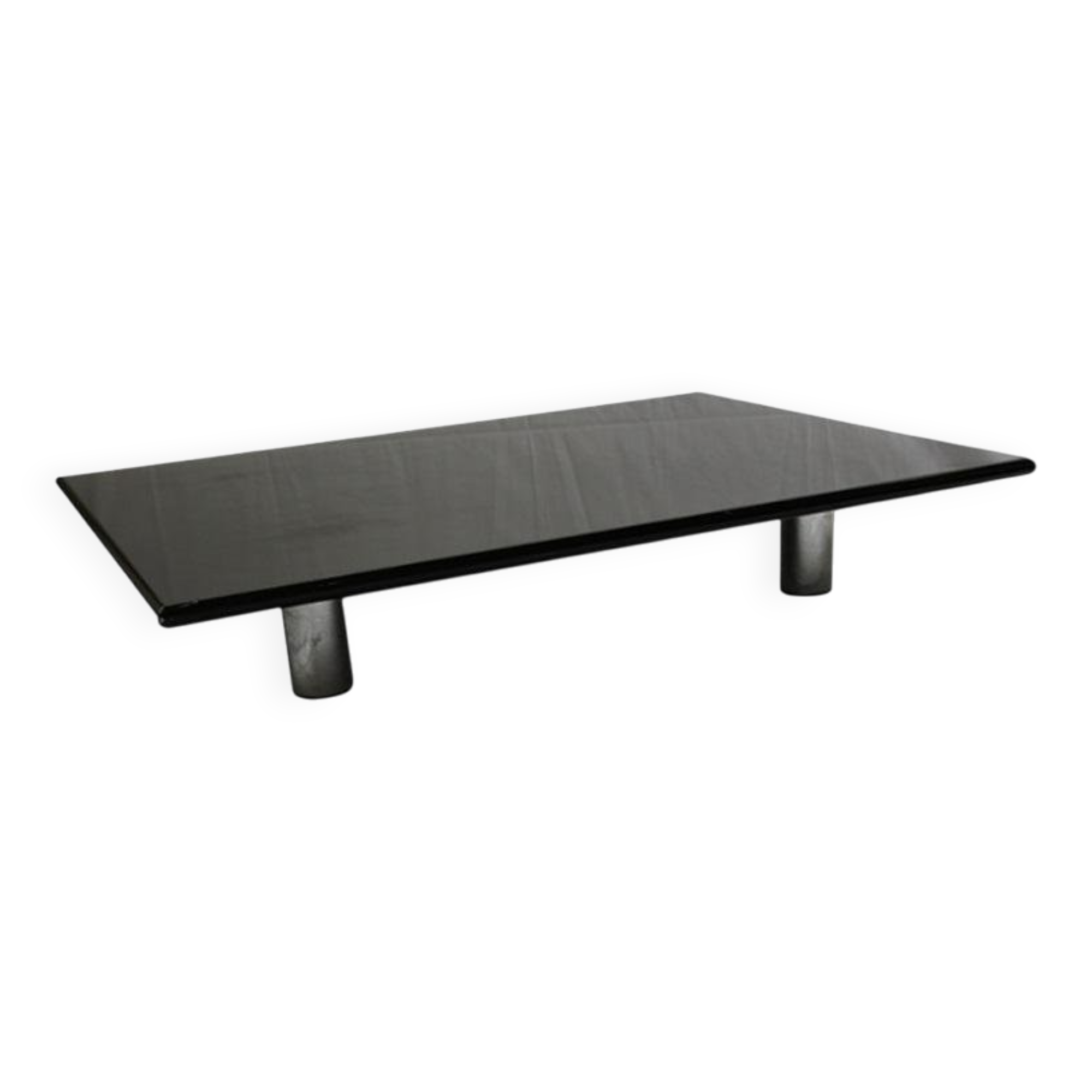 Large Black Coffee Table by B&B Italia / C&B Italia, 1980s