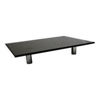 Large Black Coffee Table by B&B Italia / C&B Italia, 1980s