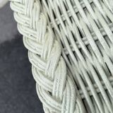 Rattan side table