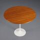 Large rosewood tulip side table by Eero Saarinen for Knoll International