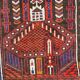 Vintage carpet turkmen belutch afghan 80x140 cm