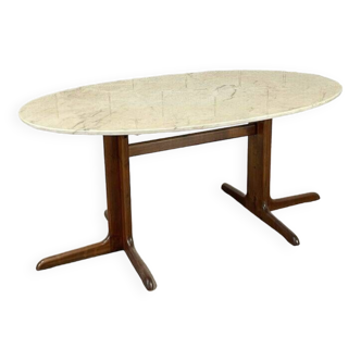 Table vintage en marbre des années 1960