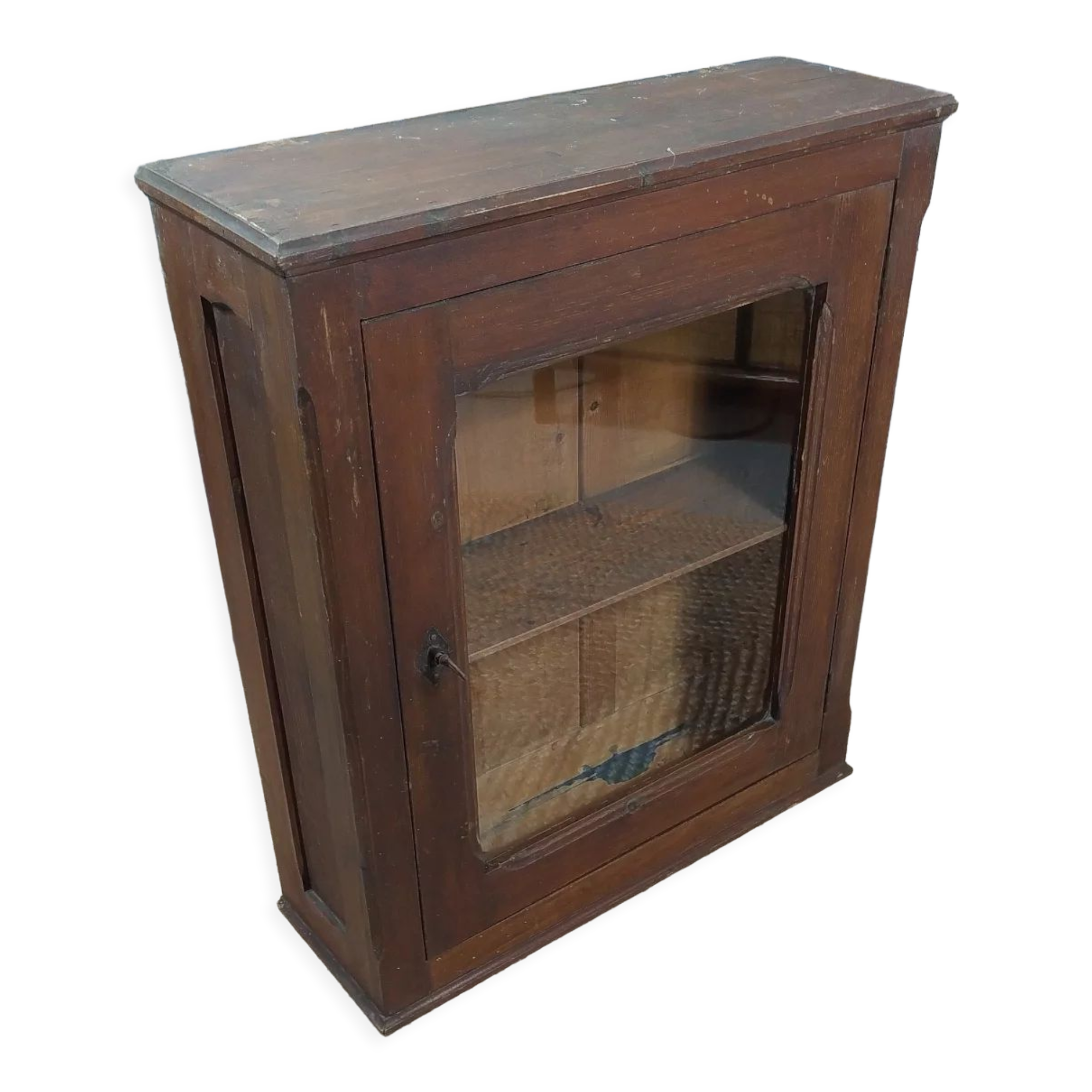 Vitrine murale en bois