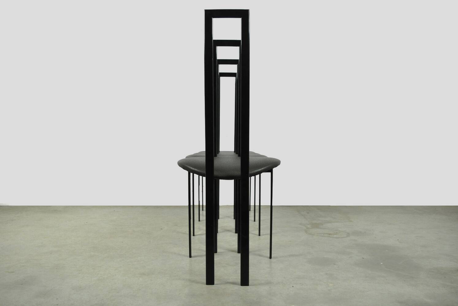 POSTMODERN Italian dining chairs, Cattelan, 1980s