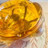 Murano ashtray year 60/70 orange