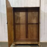 Penderie anglaise art déco en noyer des années 1930