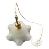 Large Art Deco pendant light from the 1950s, vintage.