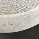 Large white Clichy art deco glass globe