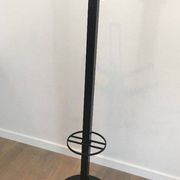 Michele De Lucchi & Tadao Takaichi for Kartell. Black plastic coat rack "Segmenti". Italy. 1989