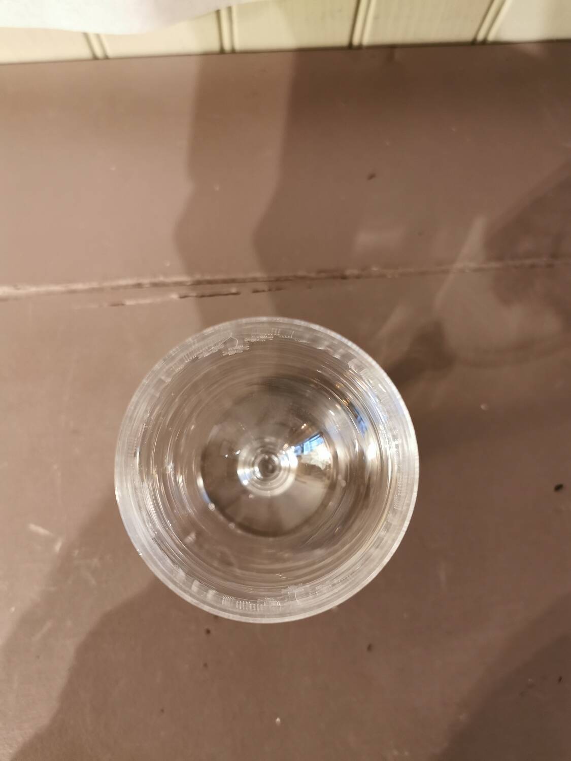 Set of 9 crystal glasses from the Napoleon III period