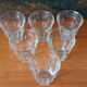 Six vintage Duralex glasses
