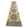 Distressed turkish runner 350x75 cm wool vintage tribal rug