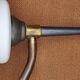 Wall light with opaline glass