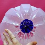 Globe Boule Pour Suspension Ou Lampe Lampadaire Vintage Mazzega Italie 1970 30cm