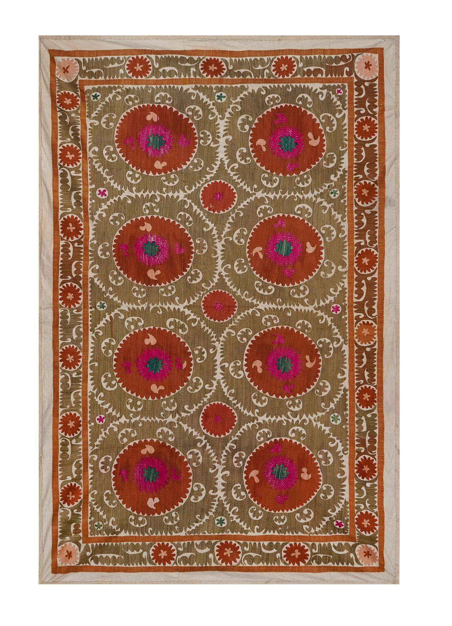 Hand-knotted rug, vintage Turkish rug 210x315 cm