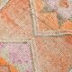 3x10 Orange & Beige Persian Vintage Runner Rug, 94x317Cm SK 22040