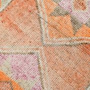 3x10 Orange & Beige Persian Vintage Runner Rug, 94x317Cm SK 22040