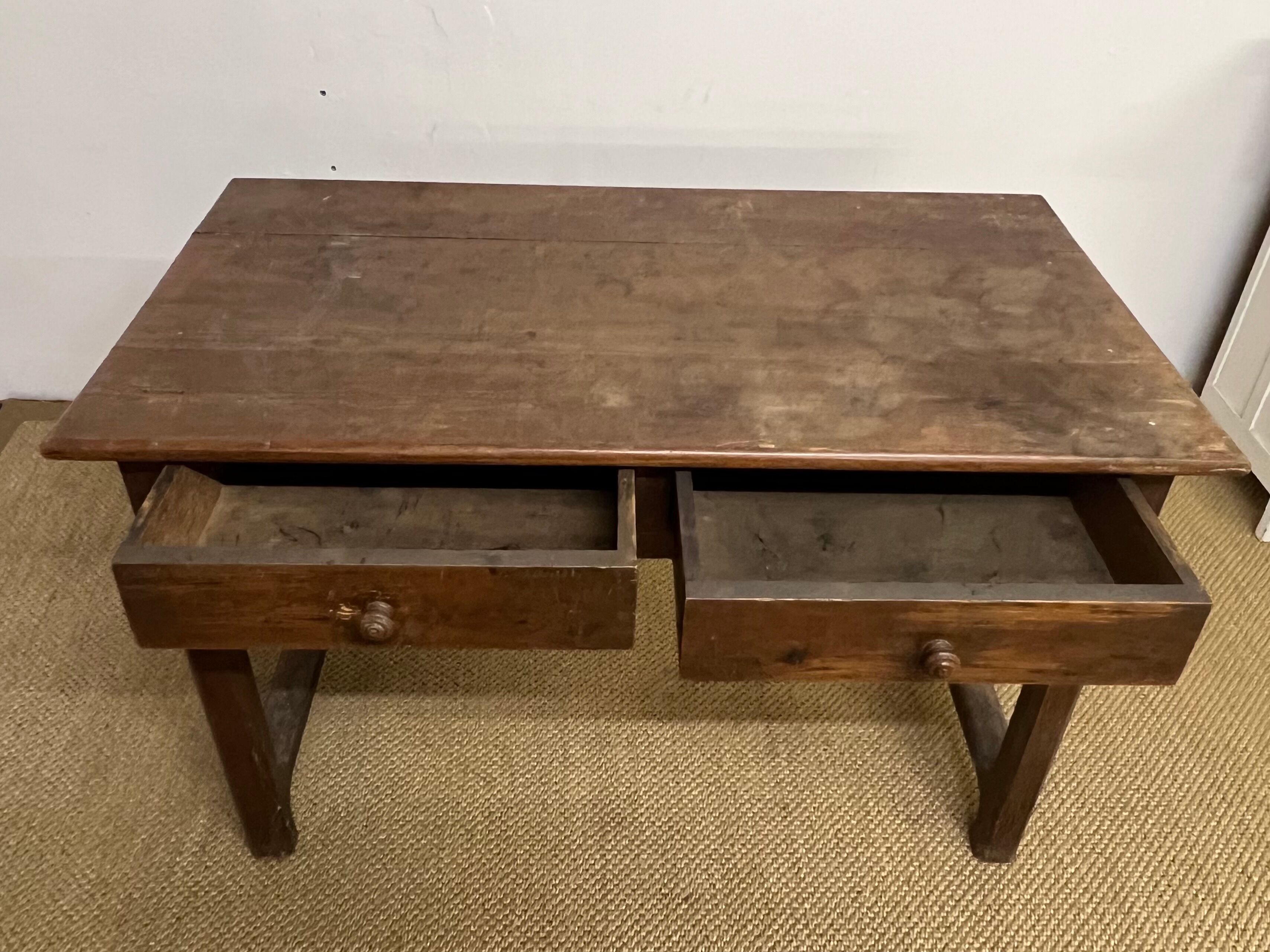Small old farmhouse table
