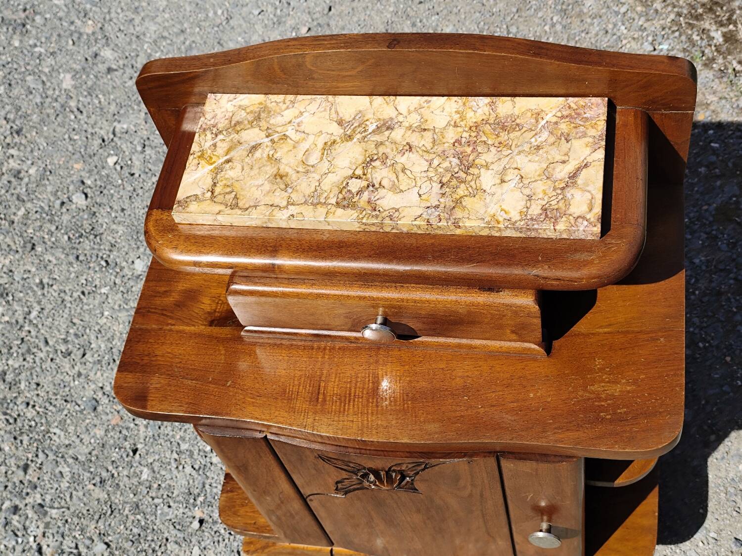 Paire de chevets bois année 50