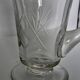 Cut crystal water jug from Fains – 21 cm – vintage