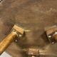 Small table feet spindles and glass top