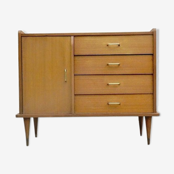 Commode petit buffet vintage 1970