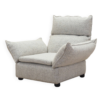 Fauteuil lounge, design italien, années 1970, production : Italie