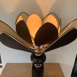 ▪️The Dolphin Lamp Jennings Lotus Lampshade Hollywood Rengency