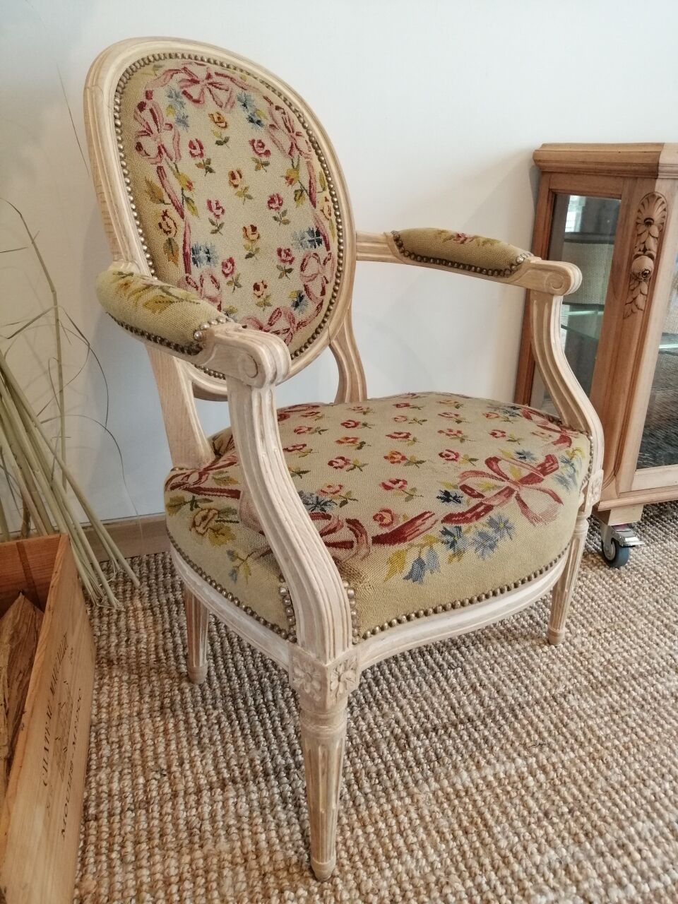 Pair of Louis XVI period armchairs