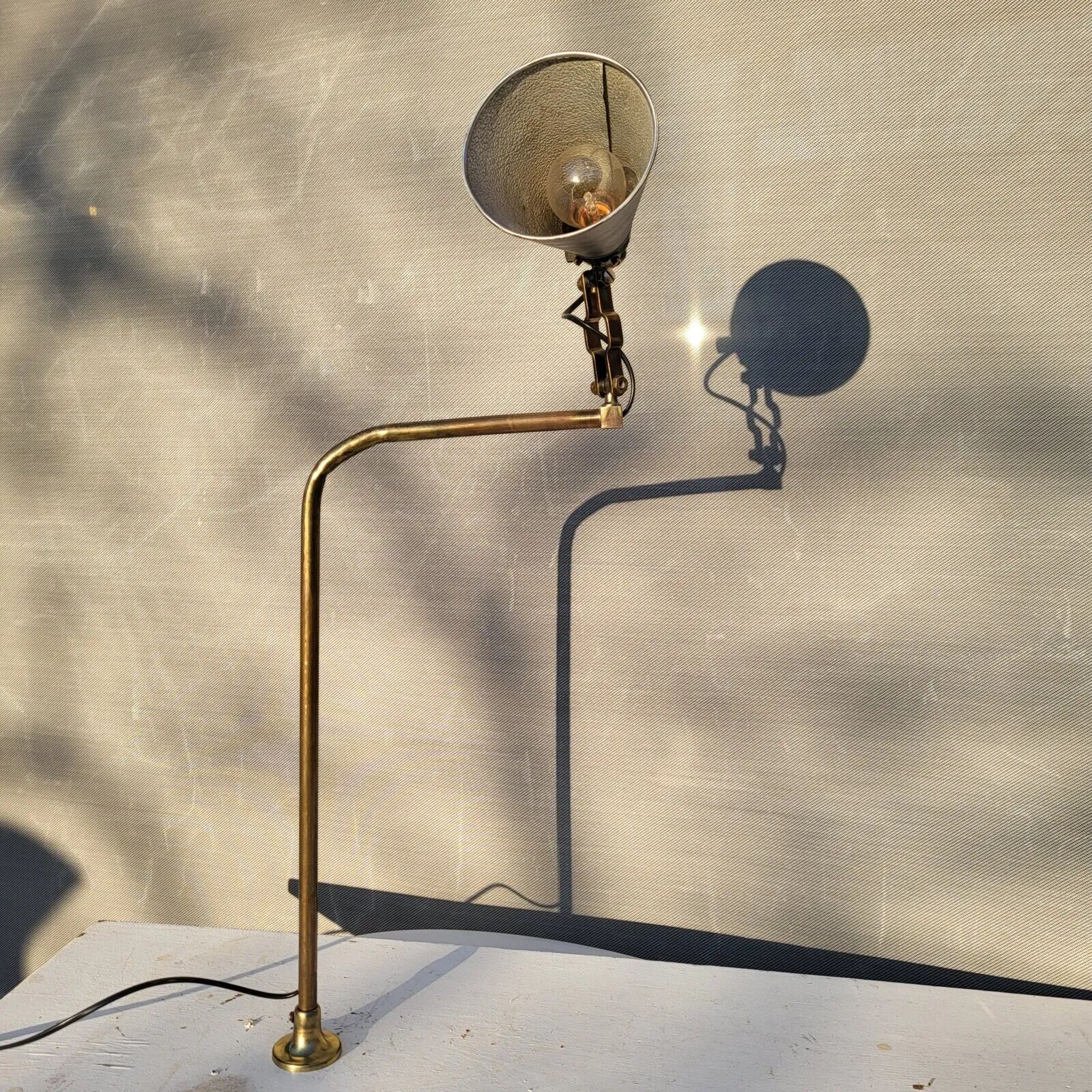 Mid-century architect's handcrafted lamp