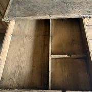 Magnifique Ancien Comptoir De Commerce En Chêne À Nombreux Tiroirs