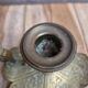 Antique brass candlestick La Ménagère Paris – floral decoration