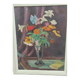 Bouquet on canvas signed