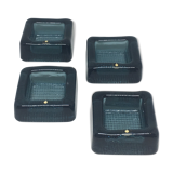 Set of 4 ashtrays Pukeberg