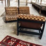 Retro modular seat / vintage armchair