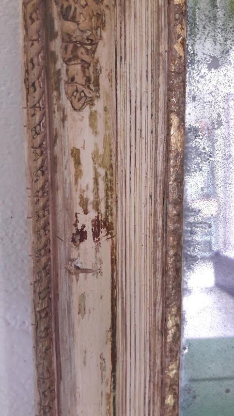 Antique mirror 55 x 43cm