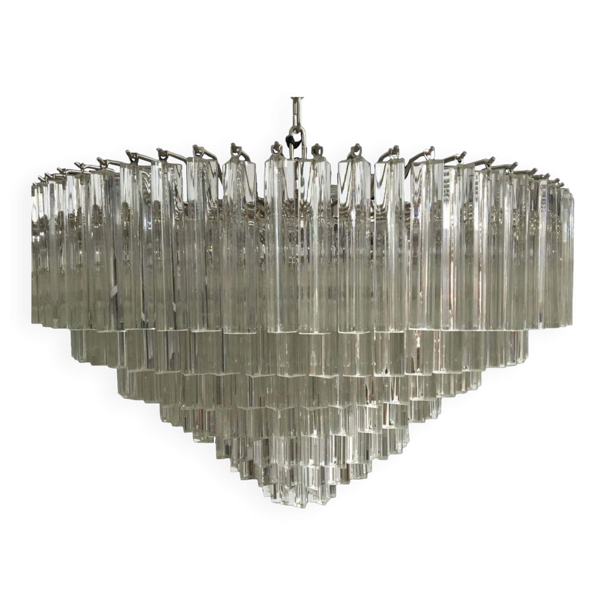 Triedro murano glass chandelier
