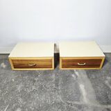 70s Floating Wall-Mounted Nightstand/Drawer
