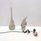 Handmade Scavo Glass Bottle / Vase by Luigi Mellara, Italy
