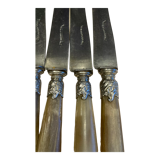Series of 12 horn-handled knives