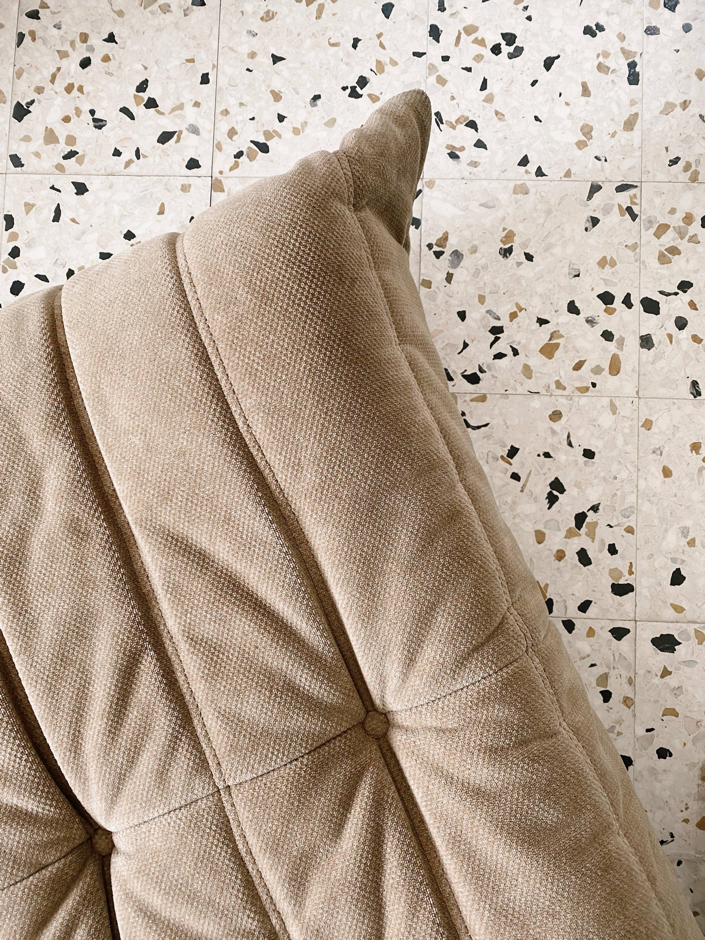 Chair and ottoman Togo by Michel Ducaroy for Ligne Roset