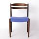 1 des 4 chaises de salle à manger en palissandre suédois par Carl Ekström pour Albin Johansson