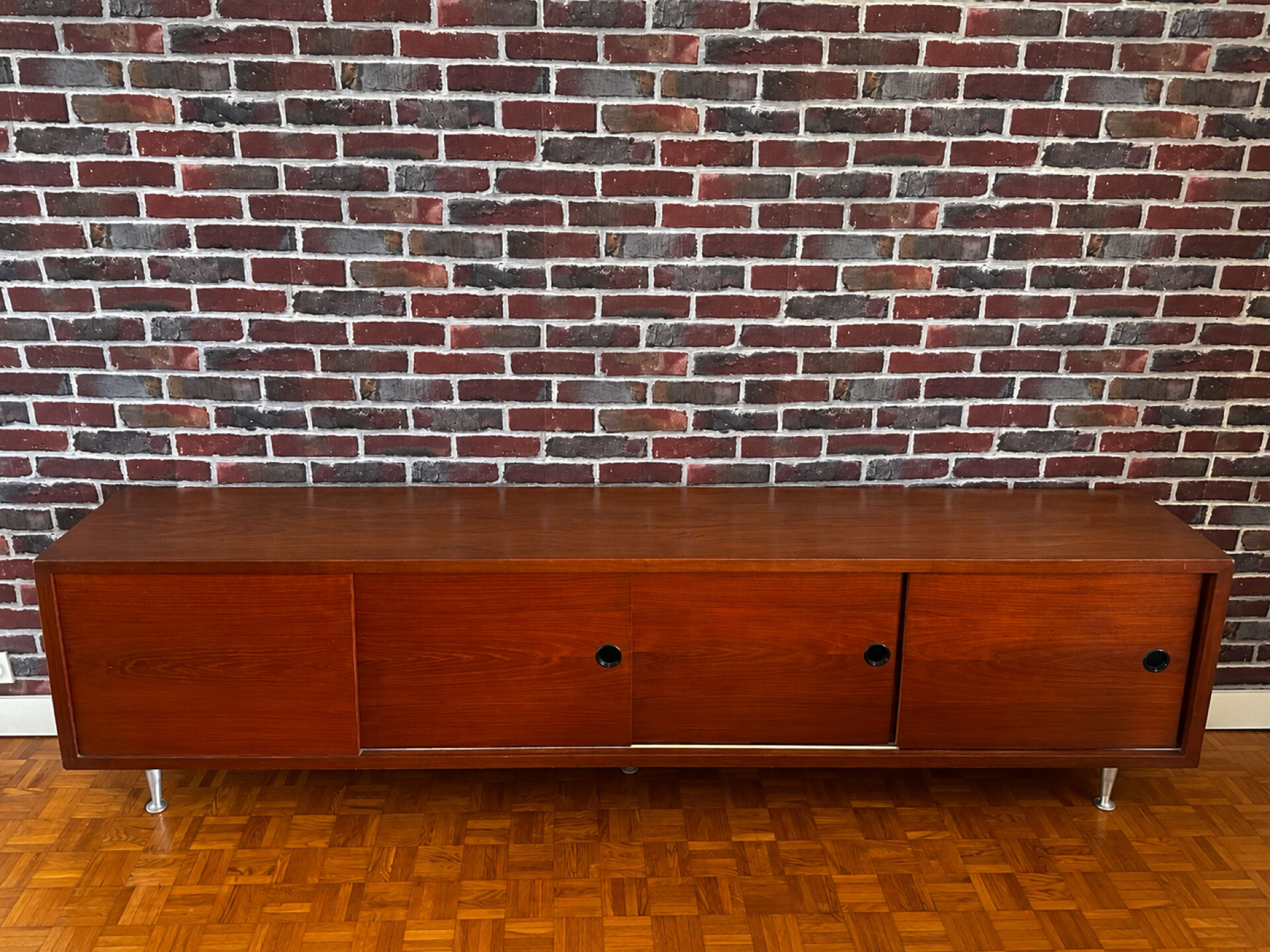 Vintage double-sided enfilade from the 1960s – Room divider buffet –
