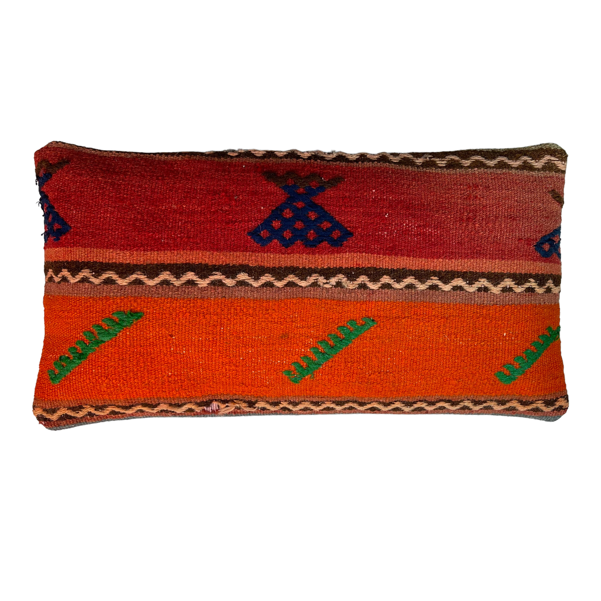 Vintage turkish handmade cushion cover , 30 x 50 cm