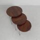 Set of 3 side tables, nesting tables Vaza Roden, 1960s.