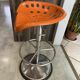 Orange tractor stool Pivoting mower Etienne Fermigier mirima 70