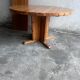 Table à manger extensible en pin massif, Scandinavie, années 1970