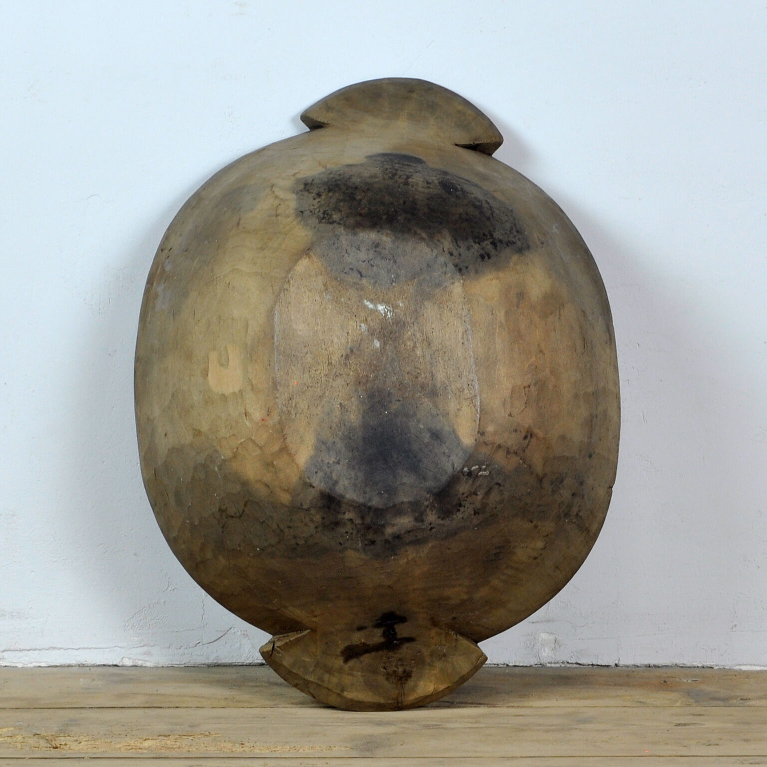 Bol de pâte en bois fait à la main, début des années 1900