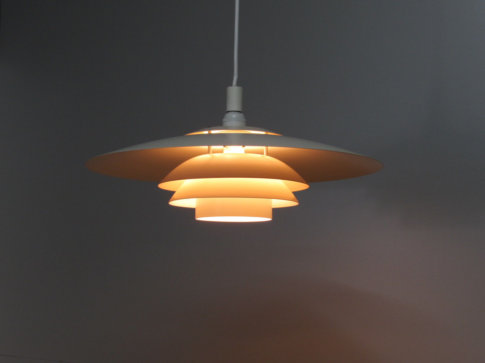 Five tiered pendant from Denmark 1960s